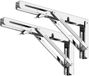 BeltAvenue Holding B.V. Support pliable 300 mm - Inox - 2 pièces