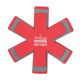 Gimel 523638 wolvilt, polyester, 3 stuks, diameter 28 – 33 – 35,5 cm, rood en grijs, klein