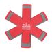 Gimel 523638 wolvilt, polyester, 3 stuks, diameter 28 – 33 – 35,5 cm, rood en grijs, klein