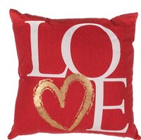 OOTB - Love Kussen - Rood - 40x40cm