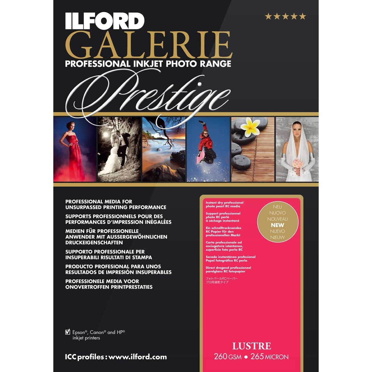 ILFORD Papier Ilford Galerie Prestige Lustre 260g A4 100 vel