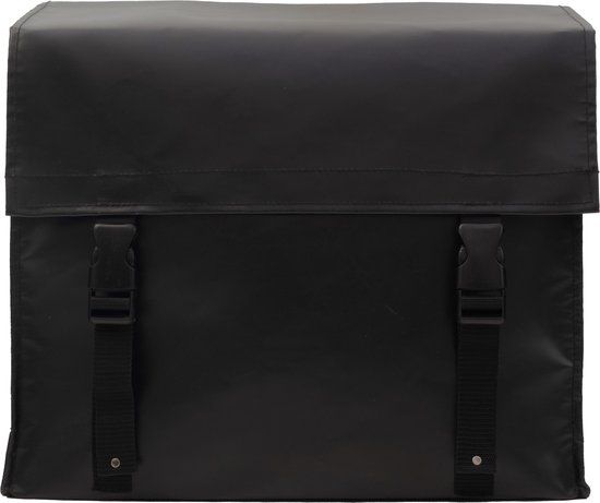 Beck Nostalgic Dubbele Fietstas Zwart Mat 52L