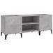 Meuble pour disques 121x38x48 cm bois traité gris béton