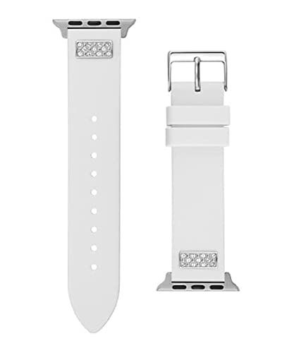 Guess Dames smartwatch band compatibel met Apple Watch (38MM-40MM) - Wit