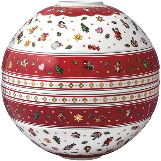 Villeroy & Boch La Boule Toy's Delight Serviesset - 7-delig - Rood