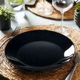 Tafelservies Arcopal Zelie Black Zwart Glas 18-delige Serviesset
