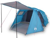 vidaXL Tunneltent 4-persoons waterdicht blauw