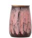 Bloomingville Rayen voorraadpot roze met houten deksel – 1330 ml