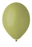 100 ballonnen van natuurlijke latex premium kwaliteit G120 (Ø 33 cm) olijf
