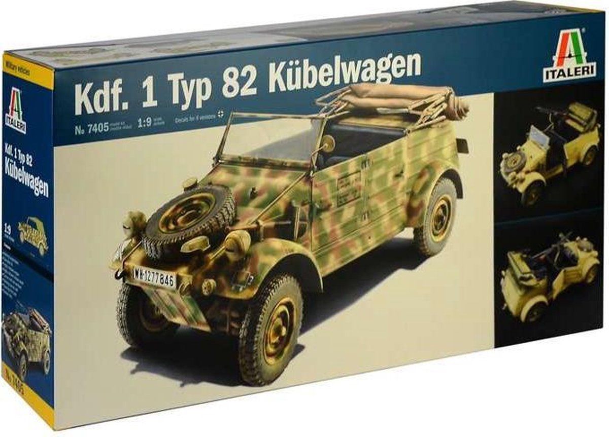 Italeri 7405S - 1:9 KDF. 1 type 82 kubbelwagen