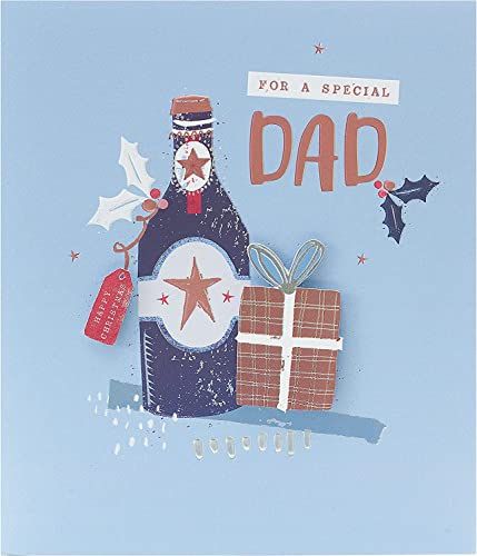 Papa kerstkaart - naar vader van dochter/zoon - kerstkaart voor hem - Happy Christmas Papa Card