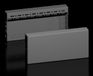 Rittal VX 8660.031 Panneau de recouvrement Noir Acier 400 mm x 100 mm
