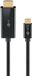 Goobay USB-C naar HDMI kabel - 4K 60Hz - Verguld - 1 meter - Zwart