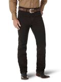 Wrangler Cowboy Cut Stretch Slim Fit Jeans voor heren, Zwarte Chocolade, 30W / 32L