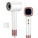 VINATO Homestic D Haardroger, haardroger met 200 miljoen negatieve ionen, borstelloze motor met 110.000 omw/min, 1600 W, 59 dB geluidsarm voor reizen en Homestic D (roze)