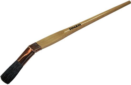 Anza Lyons penseel - gebogen zwart - maat 16 - 5400282113590
