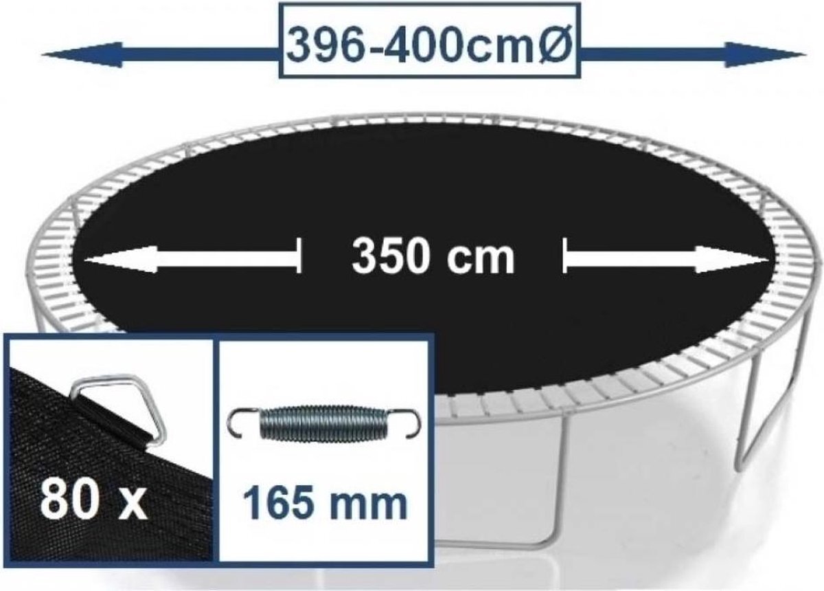 Rainbow Trampolines Springmat voor trampoline 396cm (80)/16,5cm
