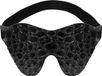 CHISA Behave! - Love is Blind - Blinddoek - Druppel Motief - PU Leer - Zwart