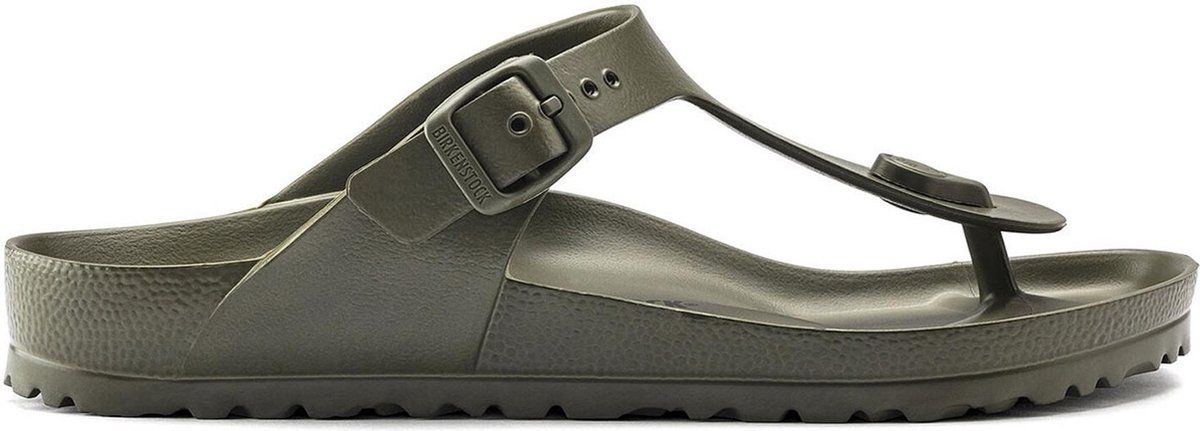 Birkenstock Gizeh EVA Khaki Regular Unisex Slippers - Khaki - Maat 45