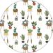 Bonateks Ronde digitaal bedrukte muismat, antislip onderkant, voor kantoor en thuis, diameter: 22 cm