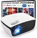 Mini projecteur - 1080P Full HD - écran 100 pouces - Blanc