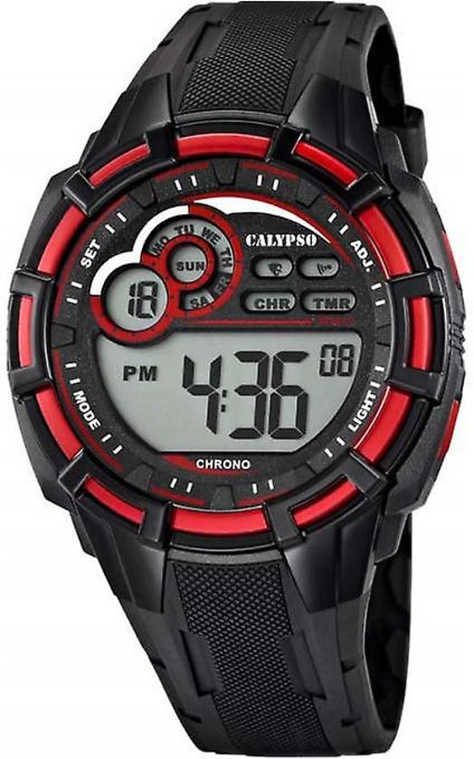 Calypso K5625/4 Digital Watch 45 mm 100m Black/Red