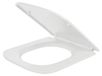 Duroplast Blanc Abattant de WC carré