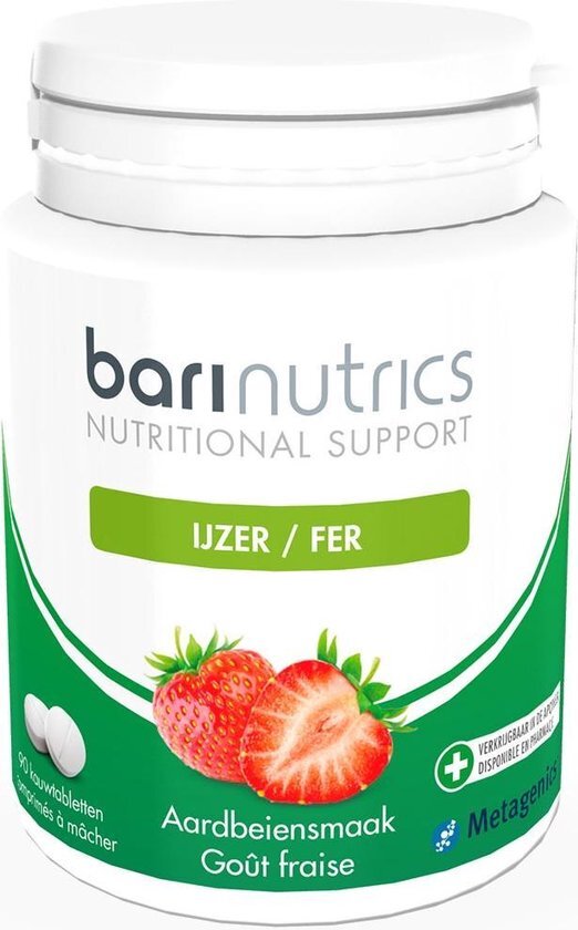 Metagenics Barnutrics IJzer Kauwtabletten