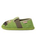 GIESSWEIN Huisschoenen 'Thurland' donkerbruin / grasgroen / rood / zwart