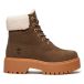 Timberland - Wasserdichter Stone Street Boot mit Plateausohle und warmem Futter für Damen in Dunkelbraun
