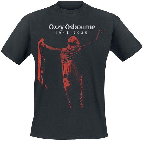Ozzy Osbourne Tribute Heren T-shirt - zwart - S