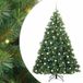 vidaXL Kunstkerstboom met 300 LED, Standaard, Groen, 210 cm, PE en PVC