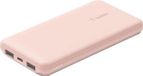 Belkin Powerbank, 10000 mAh, USB-C, roze, externe batterij