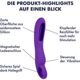 EIS G-spot vibrator met klopfunctie, 18,5 cm
