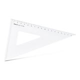 Aristo AR6020F driehoek 60° met facet transparant