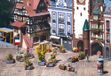 FALLER Stadsversiering, modelbouwset met 117 onderdelen, modelspoorbaan, accessoires H0