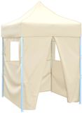 vidaXL Partytent 200 x 200 x 315 cm, Crèmekleurig, Oxford Stof