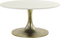 Light & Living Salontafel RICKERD - Ø76x36cm - Wit