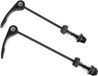 TOVBMUP Jeu de leviers de serrage rapide pour vélo - jeu de deux pièces - serrage rapide - antivol - convient aux vélos de course/VTT - 12 cm et 15 cm