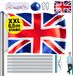 Monzana Mât de drapeau - Drapeau Angleterre Aluminium 6,5m - Hauteur réglable