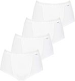 Sloggi 4-pack Control Maxi - corrigerende dames slip - Zwart - Katoen - 7XL