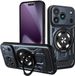 Techsuit Hoesje geschikt voor Apple iPhone 17 Pro - RuggedCam Back Cover - Geschikt voor MagSafe - Blauw