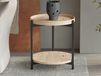 Table basse DALIDA 45 cm chêne vieilli