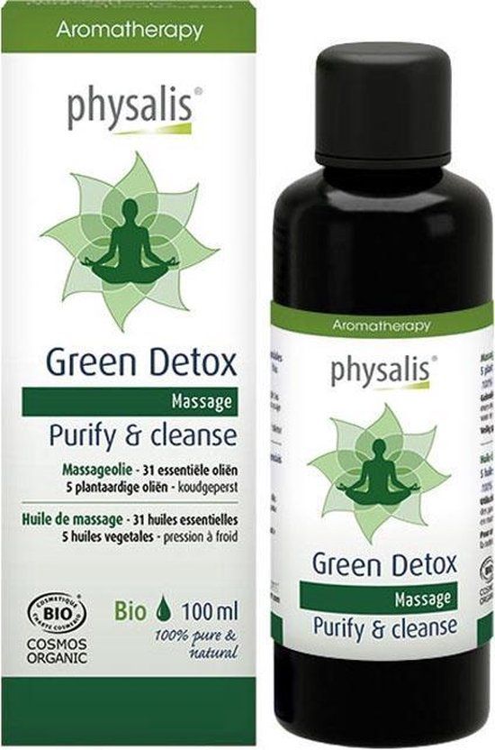 Physalis Olie Aromatherapy Massage Green Detox 100 ml