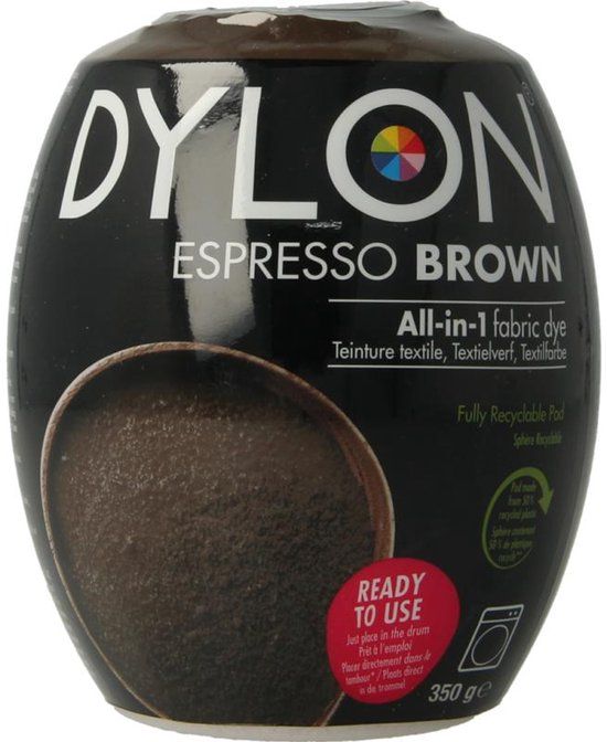 DYLON Wasmachine Textielverf Pods - Espresso Brown - 350g