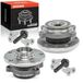 Frankberg 2x Wielnaaf Lagerset Voor Compatibel met Golf V 1K1 1.4L-3.2L 2003-2009 A3 8P1 1.4L-3.2L 2003-2012 Tou.ran 1T1 1T2 1.4L-2.0L 2003-2010 Vervangen# 3C0498621