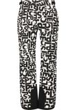 SLOPE Sportbroek 'Killy' zwart / wit