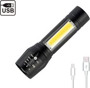 EZMarkt Zaklamp oplaadbaar 3000 lumen - Waterproof - Zeer Fel - Klein - 2 in 1 - led