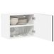 vidaXL Wandkast LUCCA Zwart 50 x 31 x 40 cm Bewerkt hout