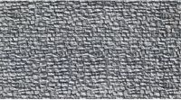 Noch Muur, hardschuim breukstenen muur, 23,5 x 12,5 cm voor modelbouw spoorbreedte H0
